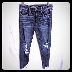 AEO Hi-Rise Jegging Crop Jeans